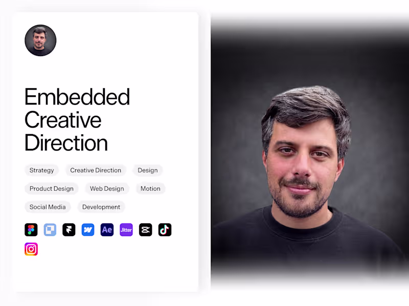 Cover image for Embedded Creative Direction — Monthly Partnership