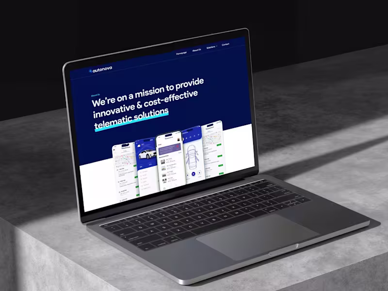 Cover image for Autonova solutions website - Wordpress|Elementor|Photoshop