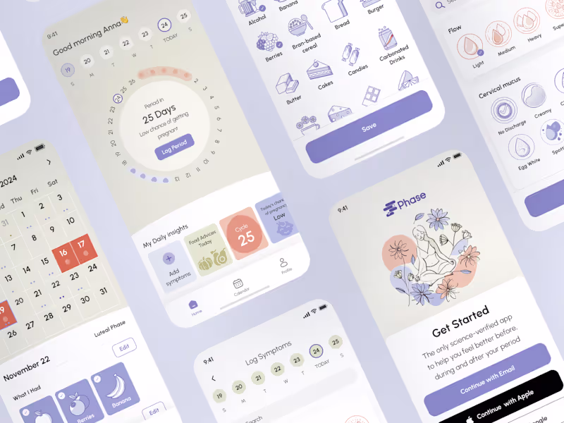 Cover image for Phase Nutrition IOS Tracking Mobile App Development