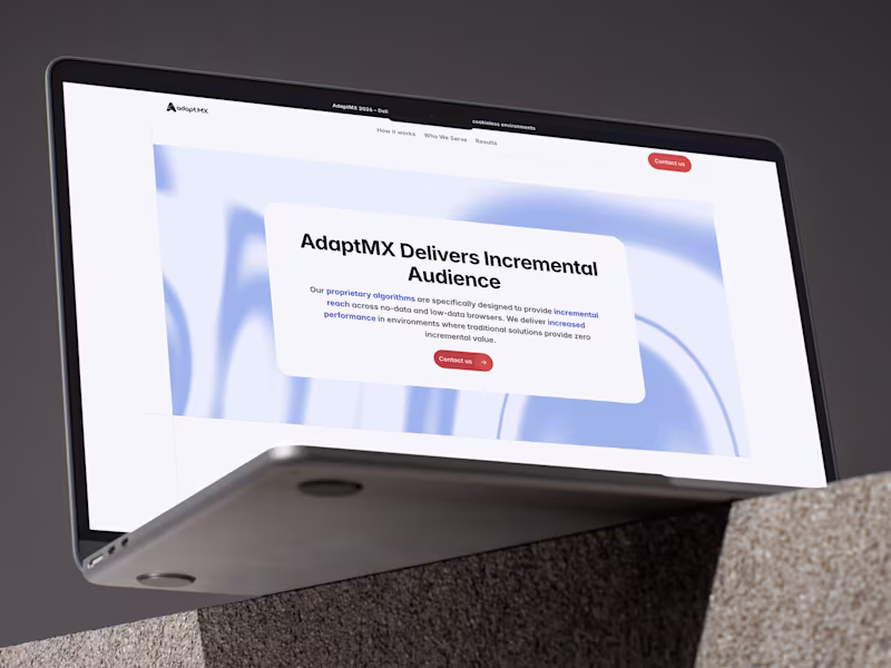 Cover image for AdaptMX — Framer Website Design & Development