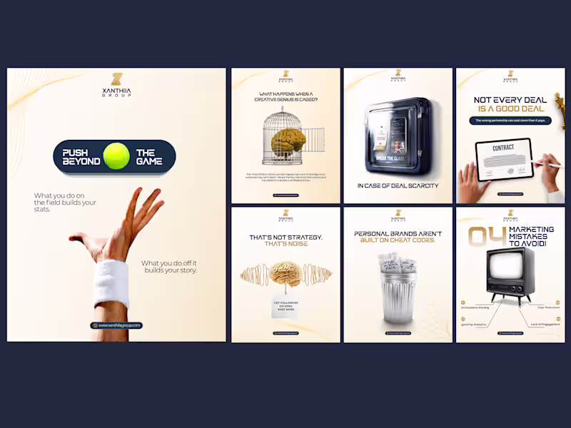 Cover image for Creative Direction for Xanthiia Group: Brand Strategy