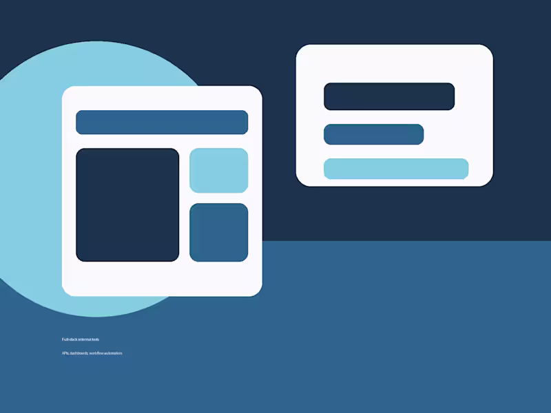 Cover image for Full-stack API integration and automation