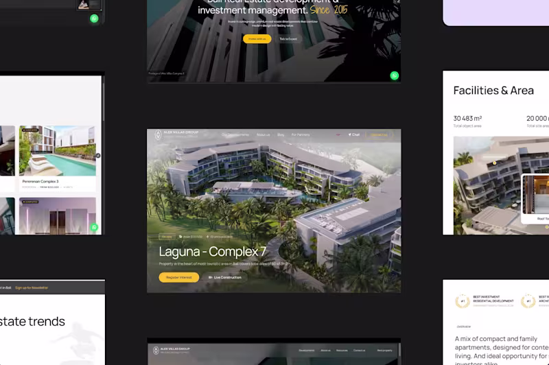 Cover image for Real Estate Website Design & Development