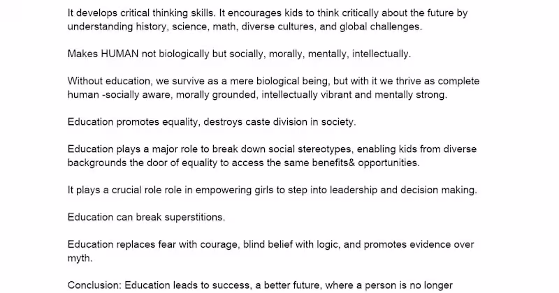Cover image for Education's Impact on Society