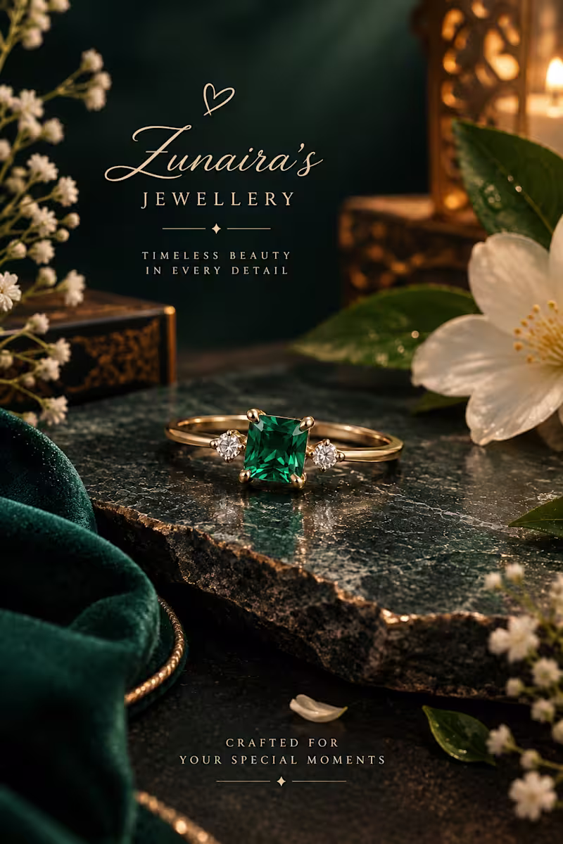 Cover image for Created a premium jewelry promotional