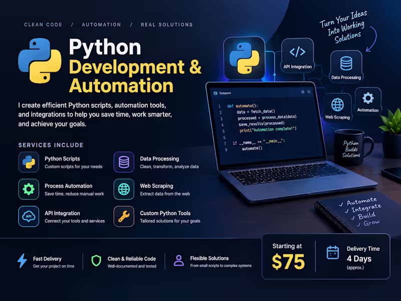 Cover image for Python Development