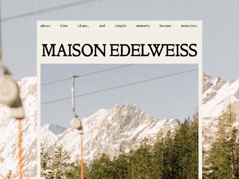 Cover image for Brand Identity Design for A Swiss B&B