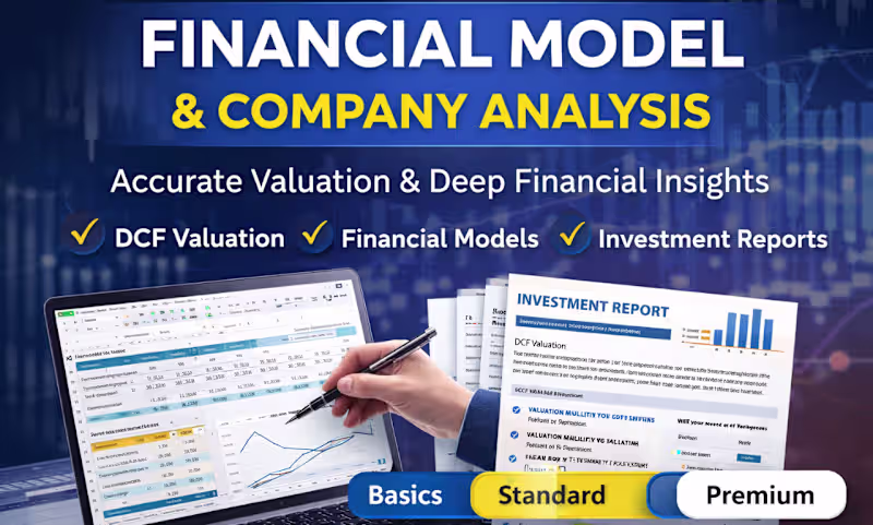 Cover image for Financial model and perform company analysis