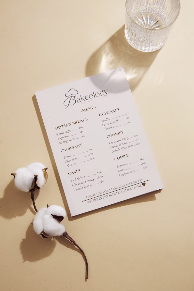 Cover image for Modern and visually appealing menu