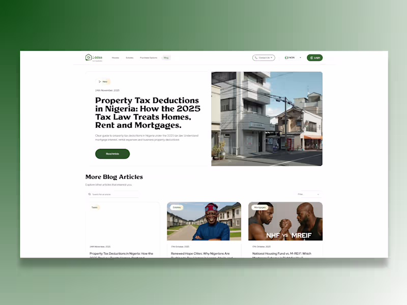 Cover image for Development of Giddaa Blogs