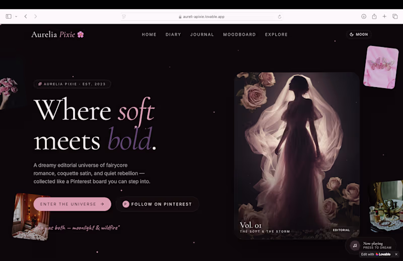 Cover image for Aureli Apixie (https://aureli-apixie.lovable.app) is a modern
