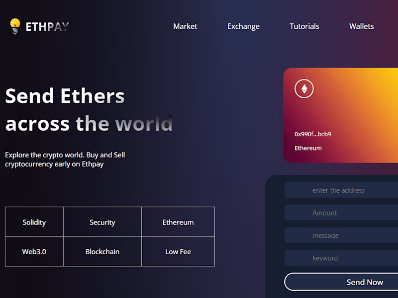 Cover image for Cryptocurrency App