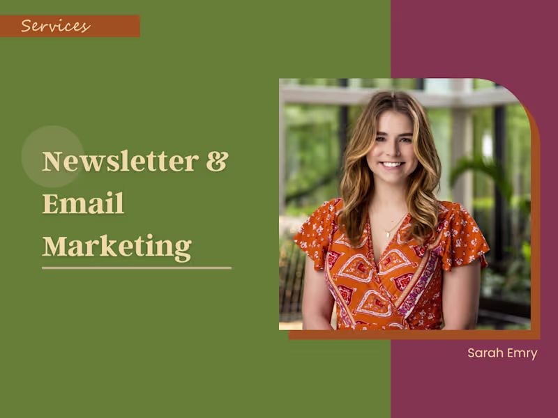 Cover image for Newsletter & Email Marketing