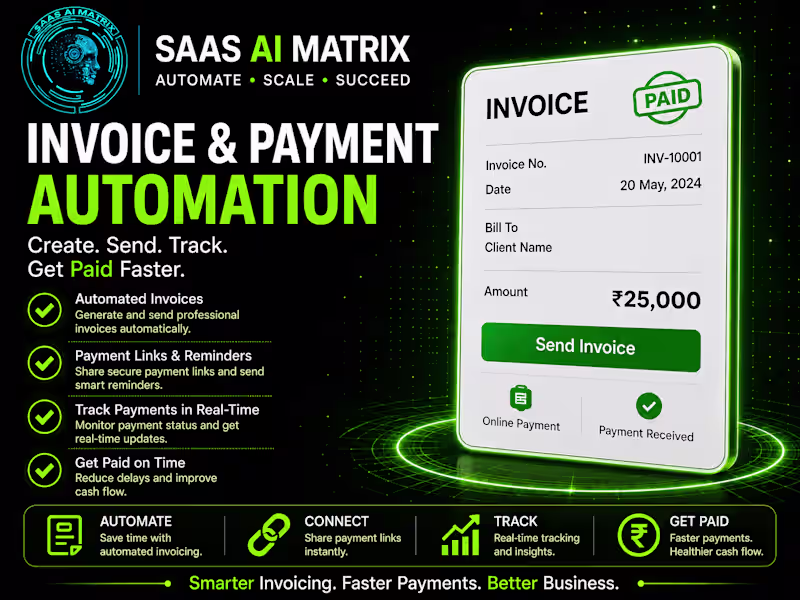 Cover image for Invoice & Payment Automation System