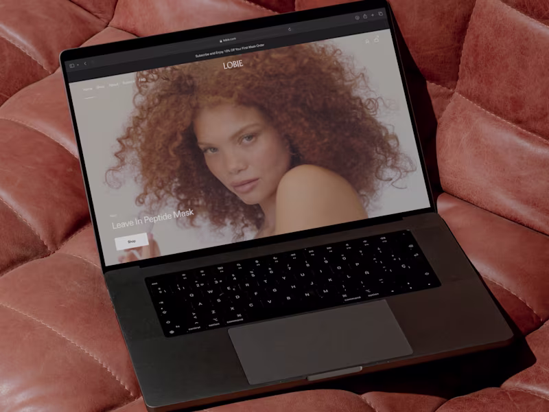Cover image for Lobie is a haircare brand