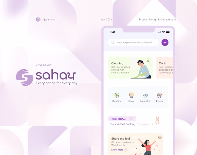 Cover image for Sahay | Hire Helper App