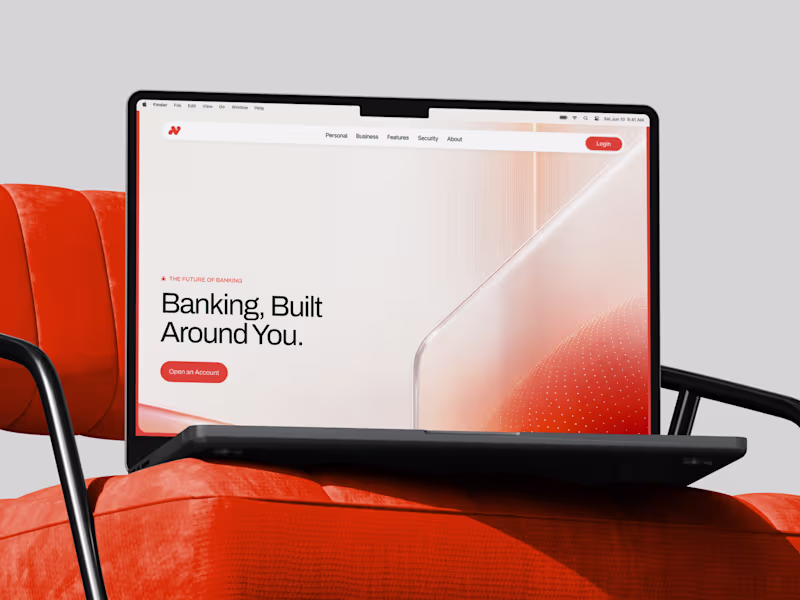 Cover image for Nero - Digital Banking Landing Page