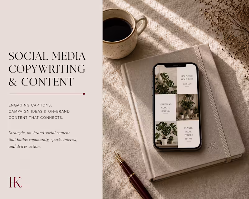 Cover image for Social Media Copywriting & Content