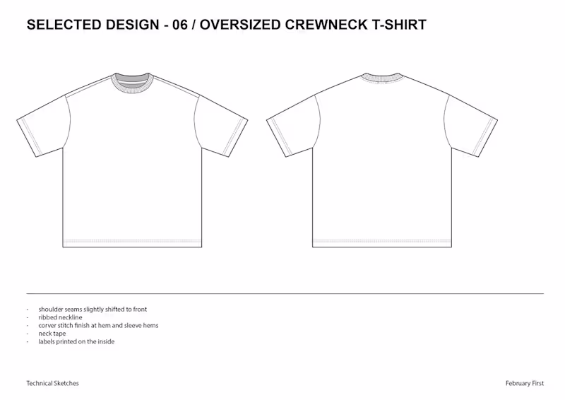 Cover image for DESIGN DEVELOPMENT – TECHNICAL SKETCH