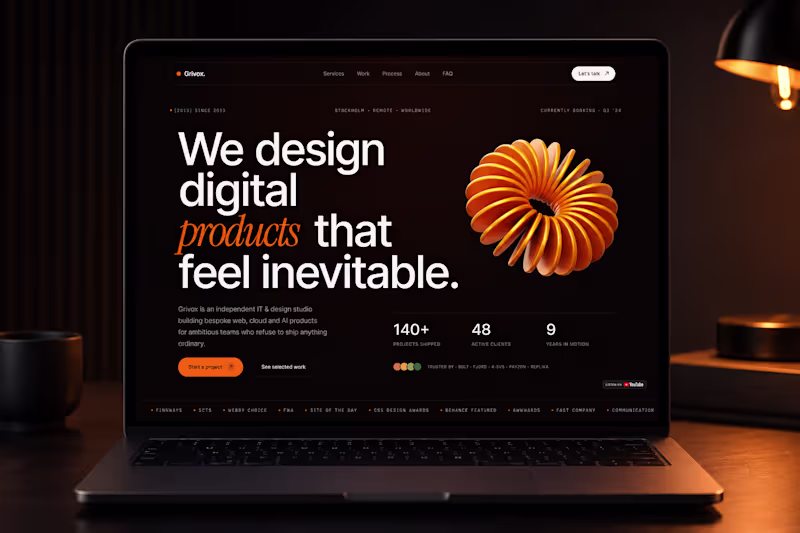 Cover image for SaaS Website | Landing Page Design
