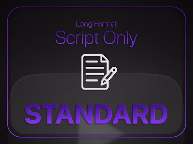Cover image for Long Format - Script Only - Standard