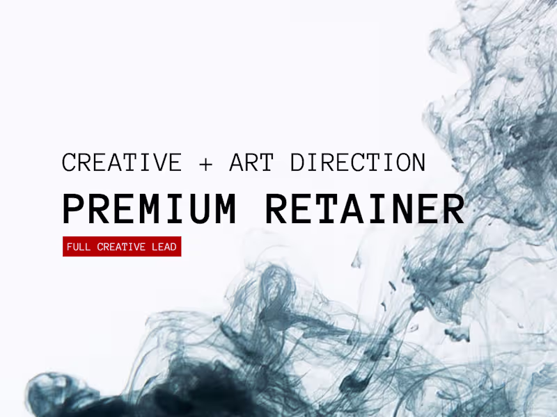 Cover image for Premium Retainer — Full Creative Lead