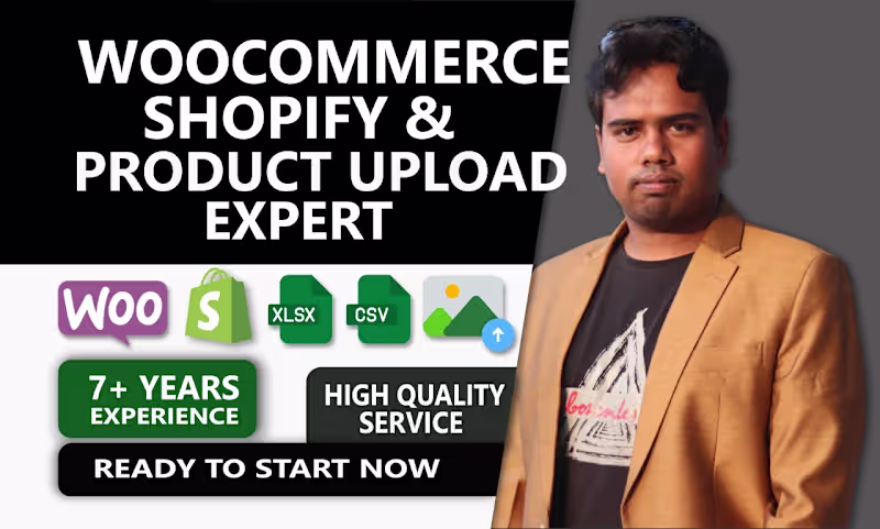 Cover image for I will do woocommerce product
