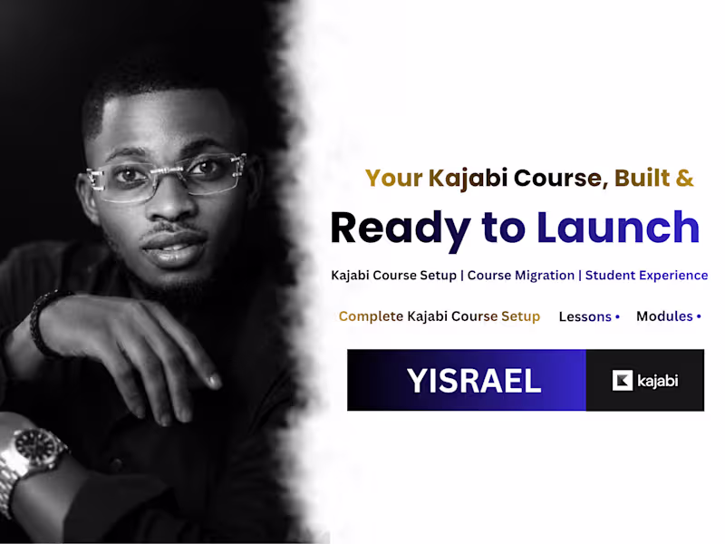 Cover image for Kajabi Course Setup & Online Course Launch
