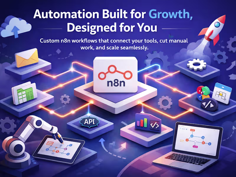 Cover image for You will have AI-Powered n8n Automation That Replace Manual Work
