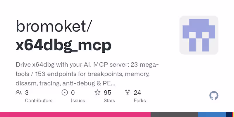 Cover image for x64dbg MCP — AI-Assisted Native Debugging Platform