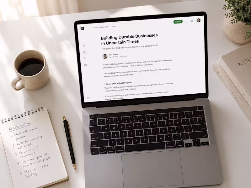 Cover image for Long-Form Article Writing for Founders & Agencies