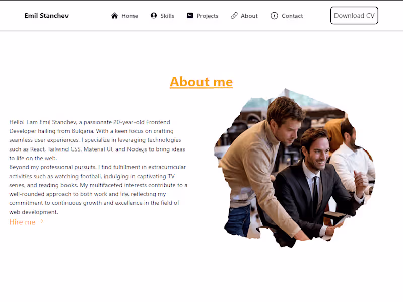 Cover image for I will create a personal portfolio for photographer