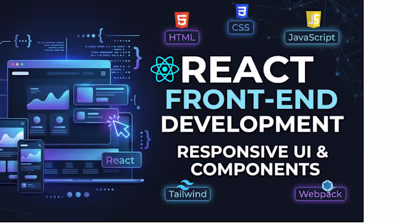 Cover image for React & Next.js Front-End Developer | Responsive Web UI