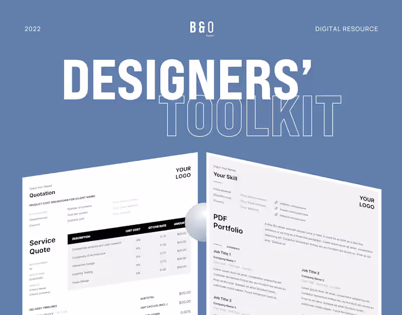 Cover image for Designers' Toolkit - A Mini Case Study