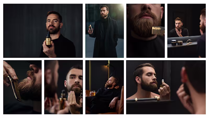 Cover image for Campaign for Men’s Grooming Brand (AI-Powered)
