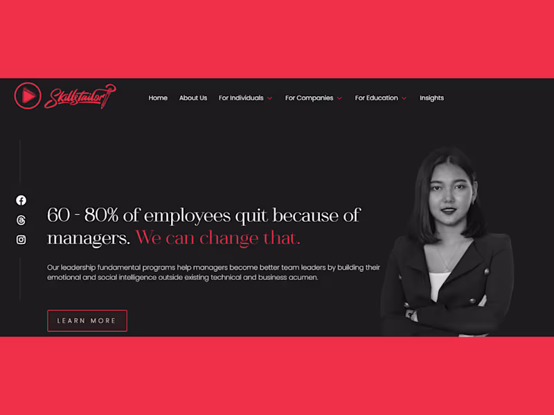 Cover image for Skills Tailor Website