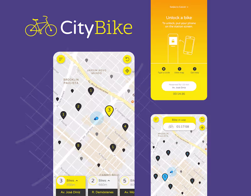Cover image for CityBike - Bike Renting App