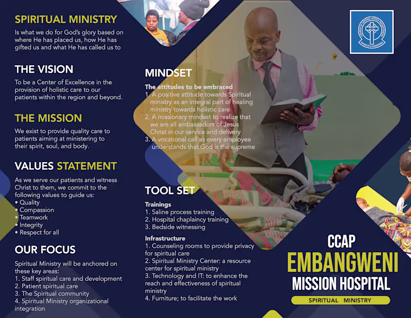 Cover image for Hospital Brochure Design 