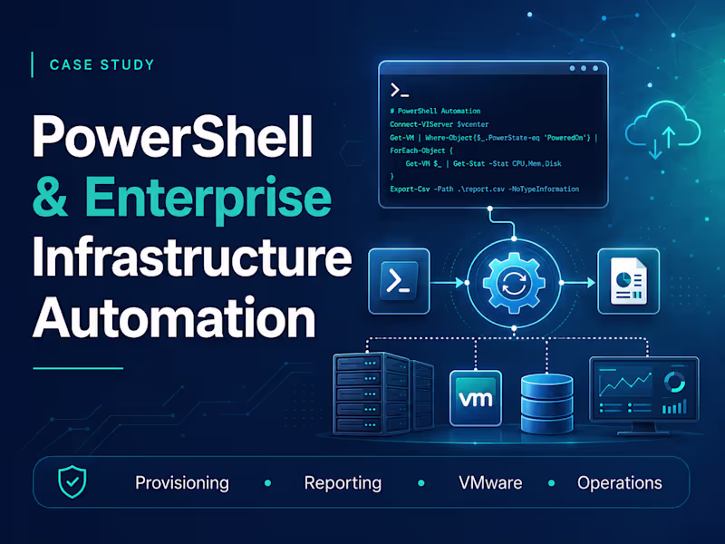 Cover image for PowerShell & Enterprise Infrastructure Automation

Built