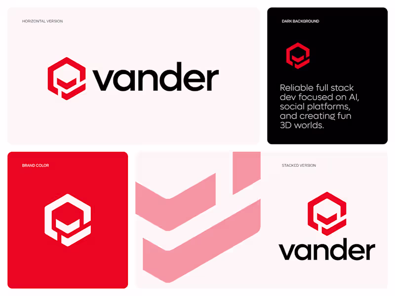 Cover image for Vander Logo Design and Branding Project