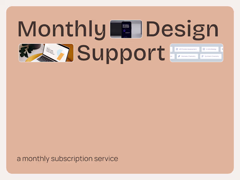 Cover image for Monthly Design Help (📣Tiers available)