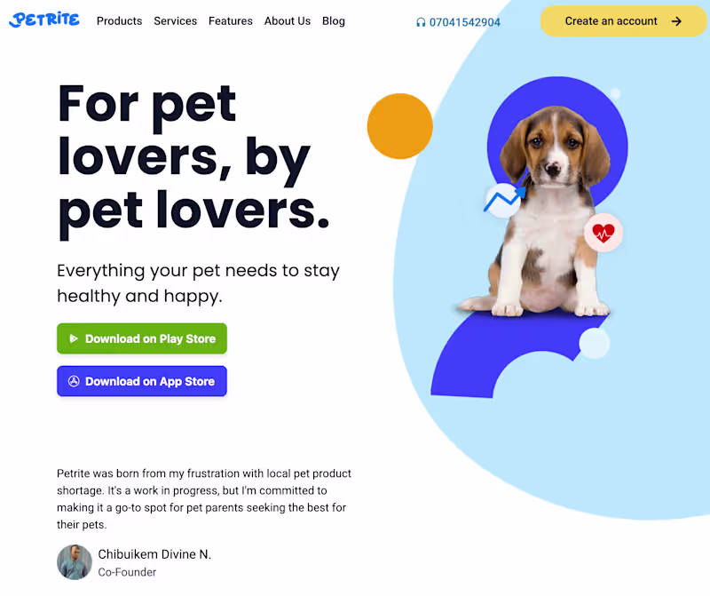 Cover image for Petrite - For Pet Lovers