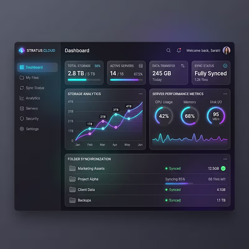 Cover image for CloudSync Agent & Analytics Dashboard
Engineered