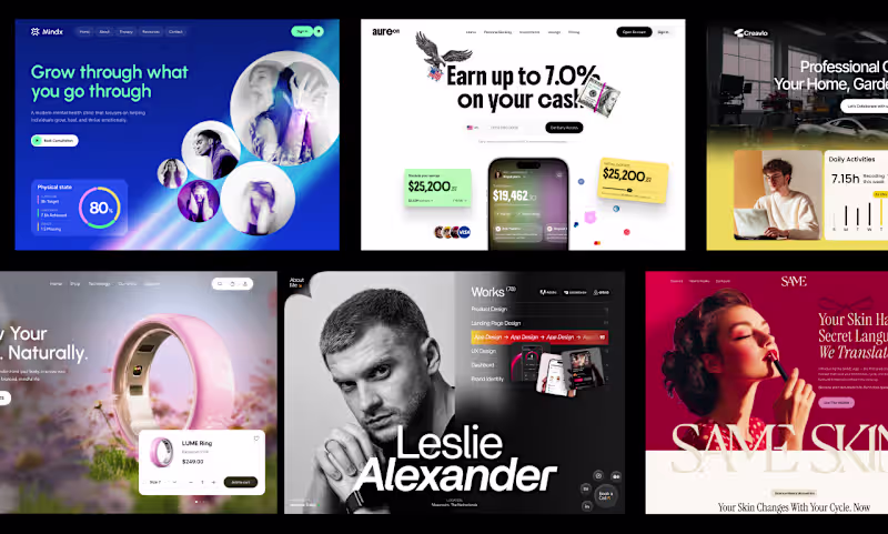Cover image for Landing Page Design & Development | Figma to Framer & Webflow