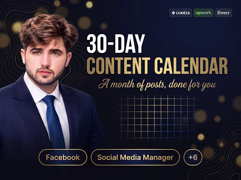 Cover image for 30-Day Social Media Content Calendar That Keeps You Posting