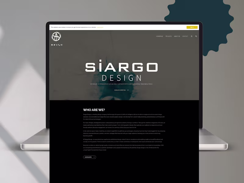 Cover image for Web Design/ Development for Siargo Design Company.