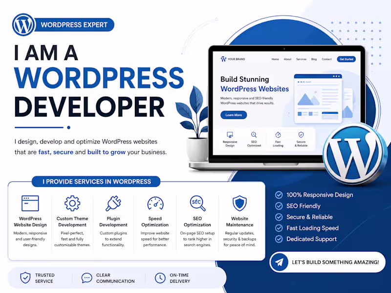 Cover image for Custom WordPress Website Design That Grows Your Business