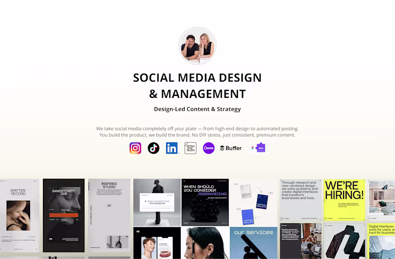 Cover image for Social Media Design & Management