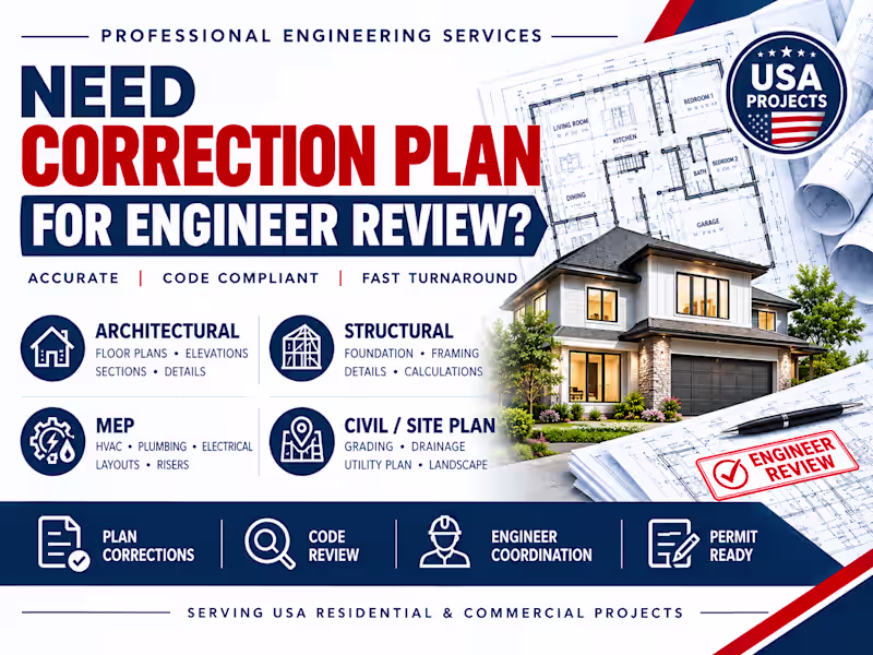 Cover image for Architectural Drawing, site plan Structural & engineering review