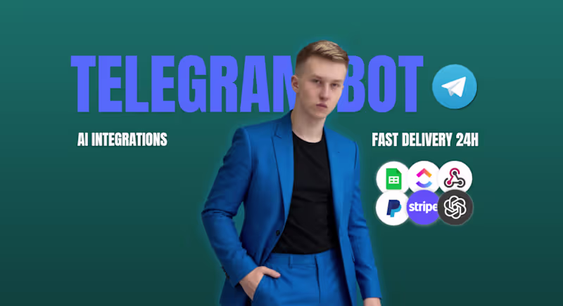 Cover image for 🙌 Some of my Telegram chatbot development projects 1. PARSE...